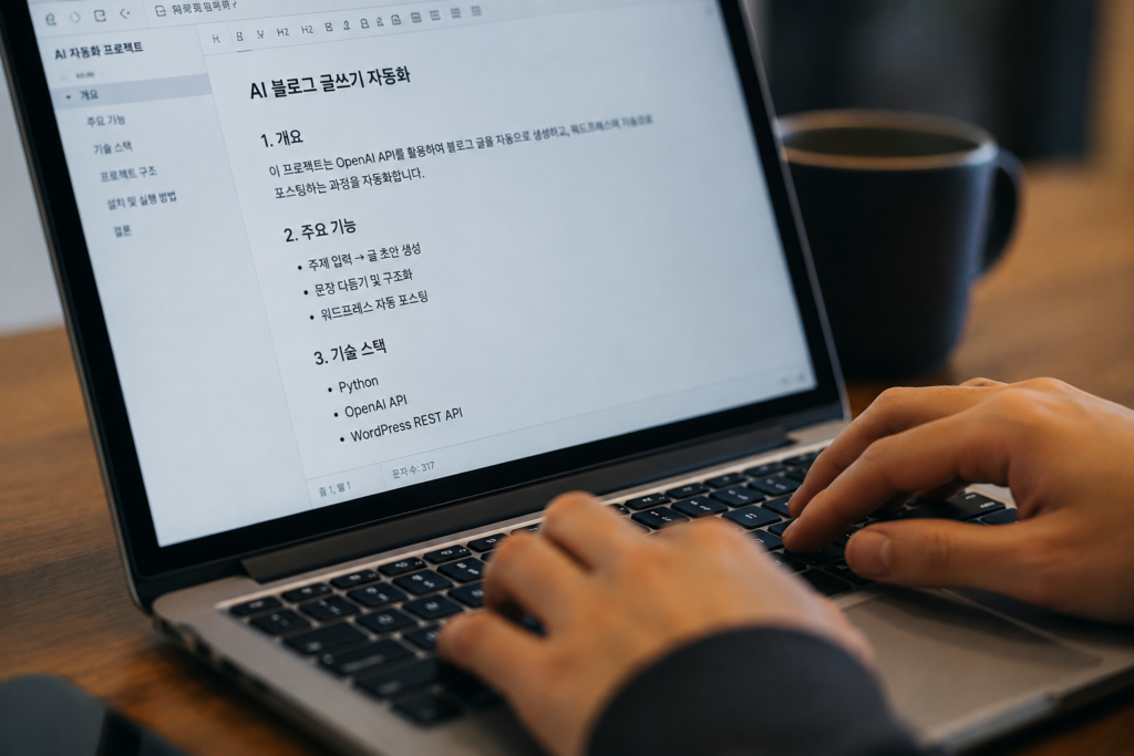 A person typing on a laptop, showing freelance writing and tasks to make money online.

