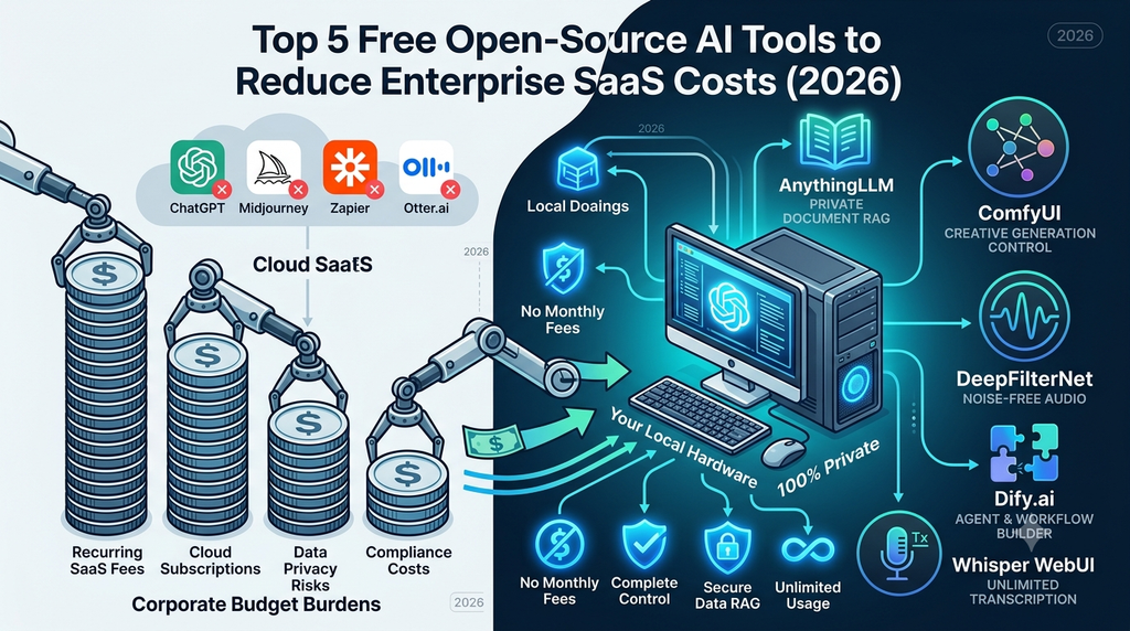 Top 5 free open-source AI tools to reduce enterprise SaaS costs in 2026